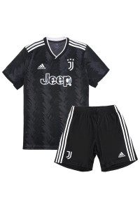 Juventus Babyklær Borte Fotballdrakt til barn 2022-23 Korte ermer (+ Korte bukser)